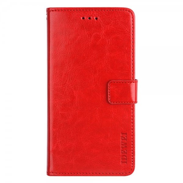 Xiaomi Redmi Note 11 Pro Kotelo Nahkarakenne Punainen