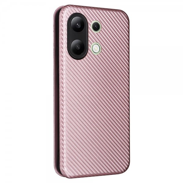 Xiaomi Redmi Note 13 4G Kotelo Hiilikuiturakenne Ruusukulta